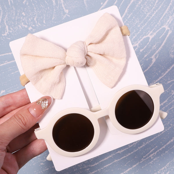 Headband Round Sunglasses