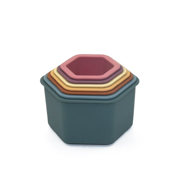 Soft Silicone Teether Building Blocks