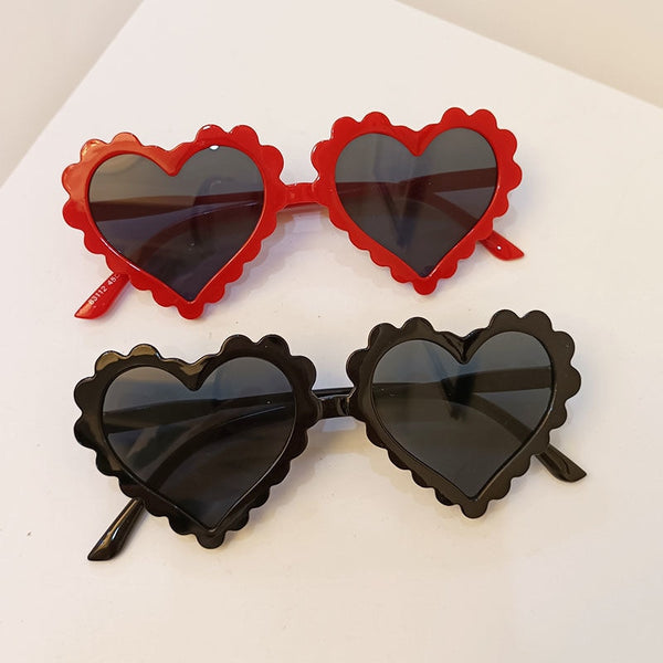 Children Heart Shaped Sunglasses