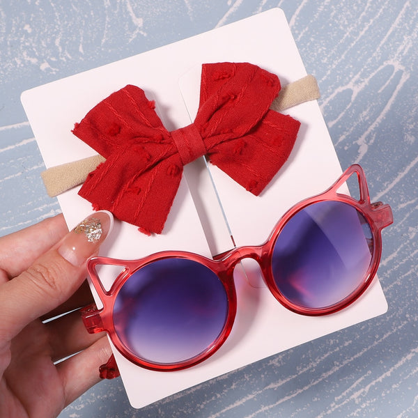 Headband Round Sunglasses