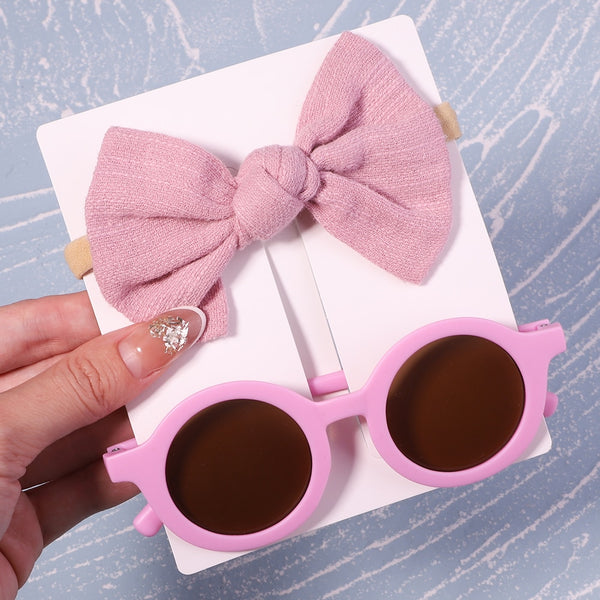 Headband Round Sunglasses