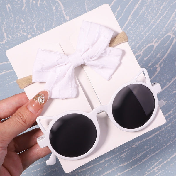 Headband Round Sunglasses