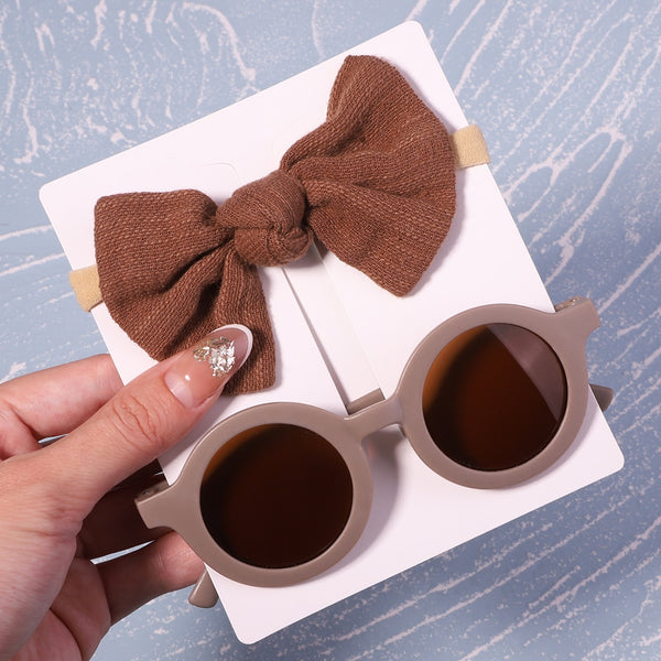Headband Round Sunglasses