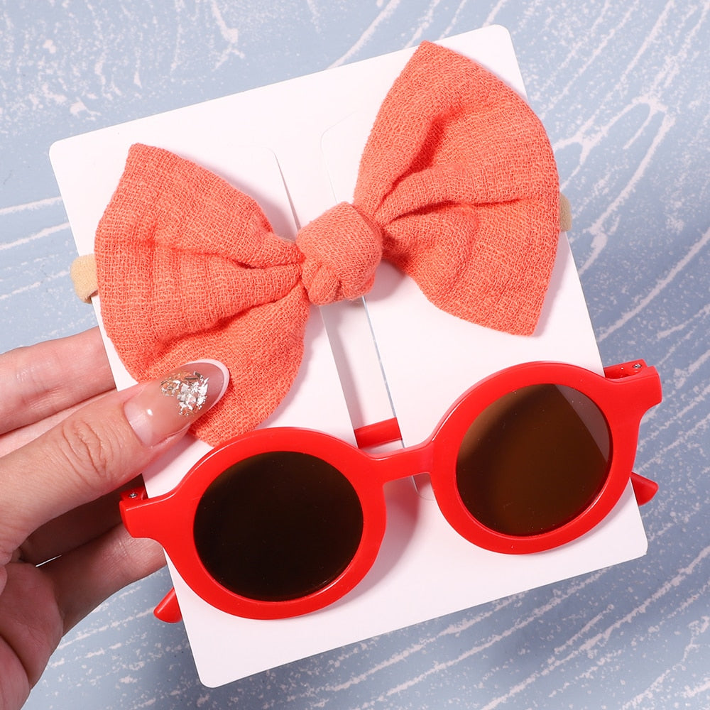 Headband Round Sunglasses