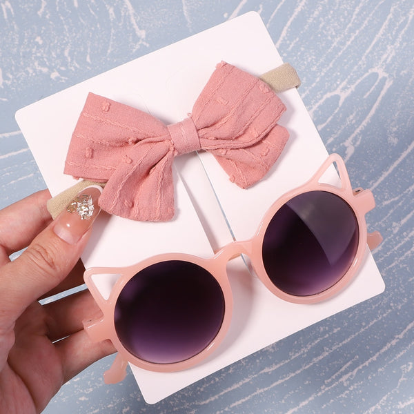 Headband Round Sunglasses
