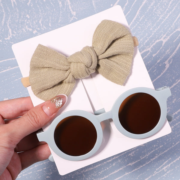 Headband Round Sunglasses