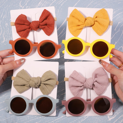 Headband Round Sunglasses
