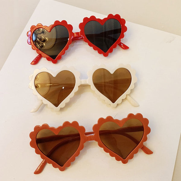 Children Heart Shaped Sunglasses