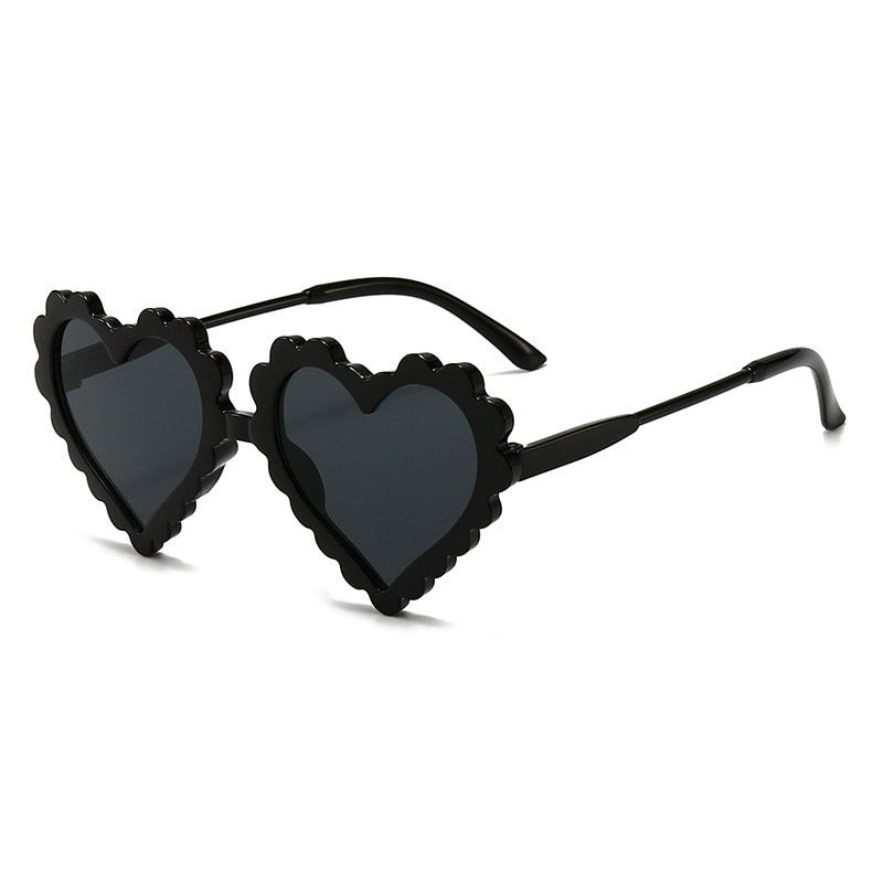 Children Heart Shaped Sunglasses