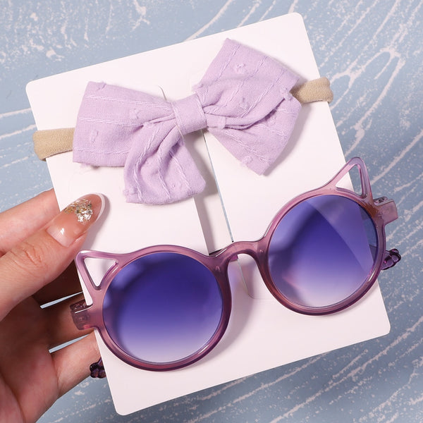 Headband Round Sunglasses