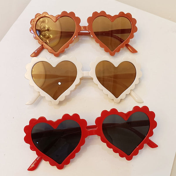 Children Heart Shaped Sunglasses